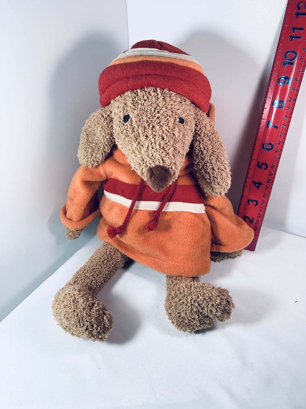 Bath & Body Works Plush Barker The  Dog Stuffed Animal Brown Floppy Ears 15"